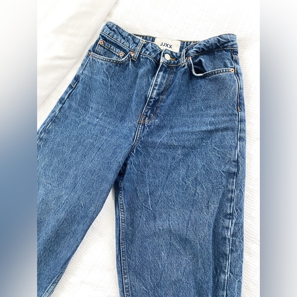 Hudson’s Bay JJXX Mom High Waist Jeans, Medium Wash - Size 27/32 - Picture 5 of 11